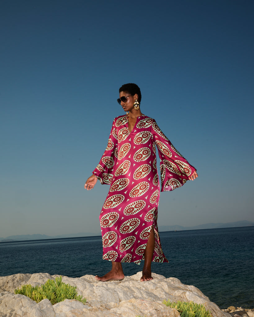 beach long kaftan dress Selene Hand wash Features:Hardware Emerald Green Quinceanera Dresses Size:US 9.5 / EU 40.5