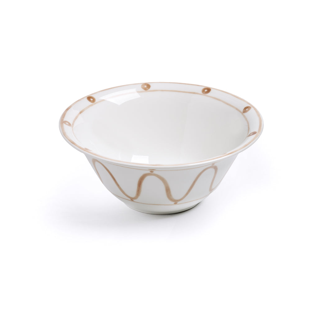 Serenity Beige Salad Bowl