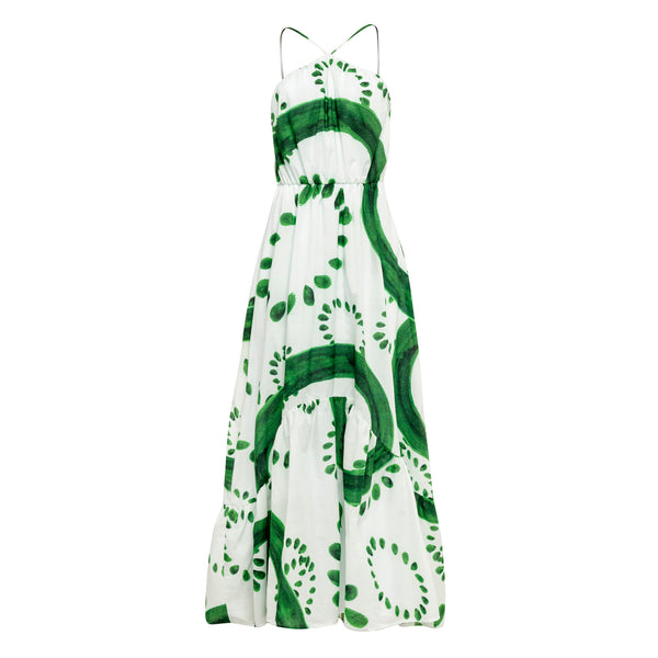 Mosaic Halter Neck Dress
