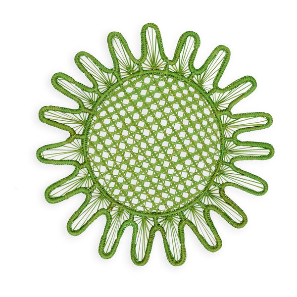 Kyma Green Iraka Palm Placemat, Set of 2