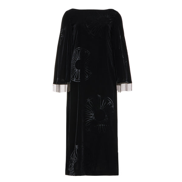 Kyma Silk Velvet Blend Dress