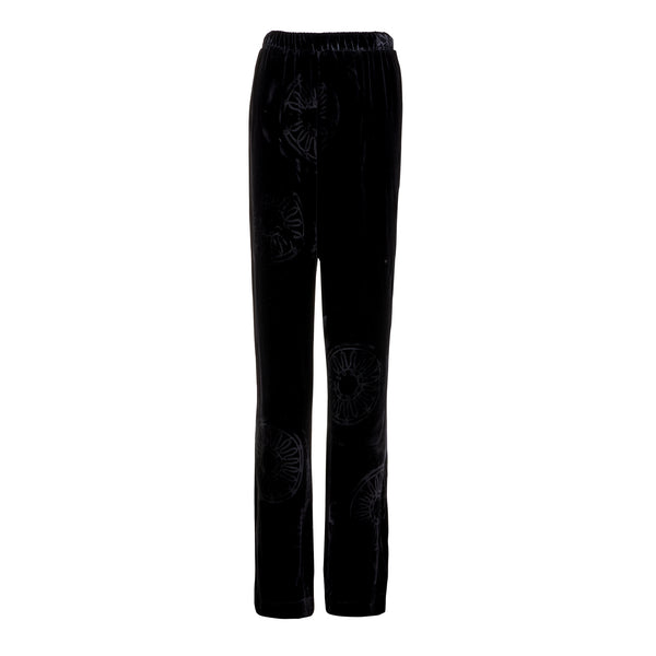 Kyma Imposed Silk Velvet Blend Trousers