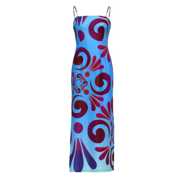 Kallos Straight Line Strap Dress