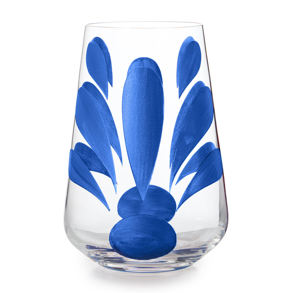 Blue Kallos Water Glass, Set of 2 – Themis Z