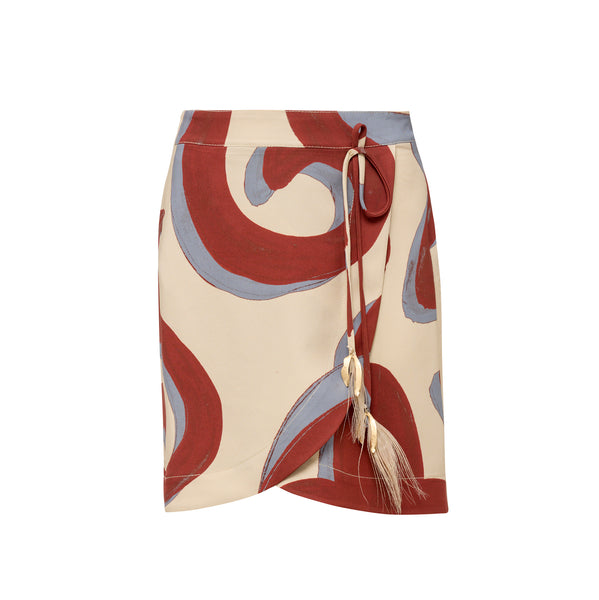 Kyra Sabra Silk Mini Skirt