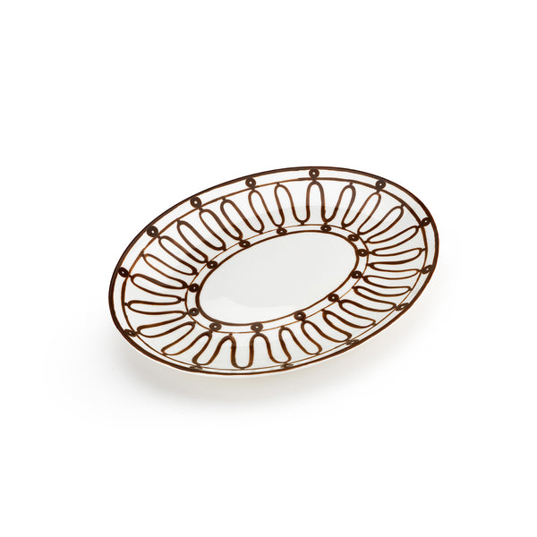 Kyma Brown Serving Platter