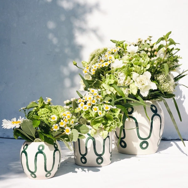 Cycladic Green Vases