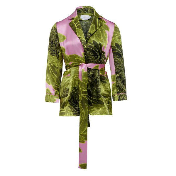 Phoebe Silk Pajama Blazer