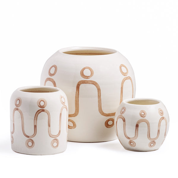 Cycladic Beige Vases